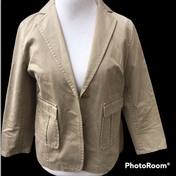 J. Crew Khaki Blazer - Picture 1 of 6